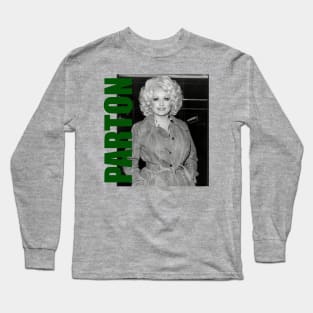 Dolly Parton // Retro Aesthetic Fan Art // 80s Long Sleeve T-Shirt